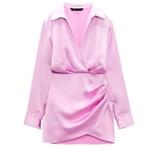 Zara mini dress satin